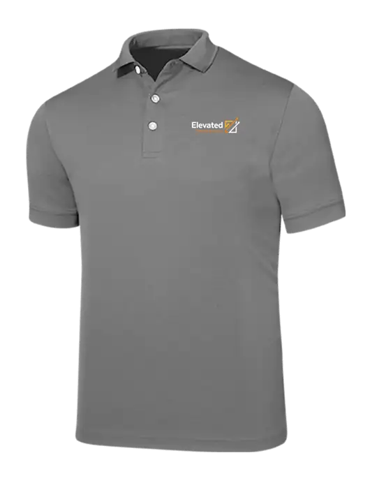 Callaway Ottoman Medium Grey Polo w/Elevated Practice Solutions Logo