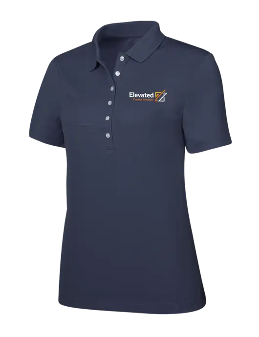 Callaway Womens Ottoman Navy Polo w/Elevated Practice Solutions Logo