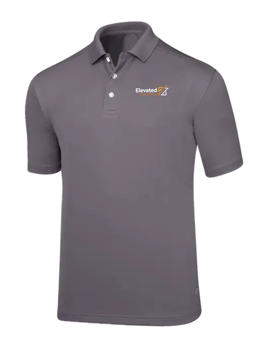 Callaway Core Medium Grey Performance Polo w/Elevated Practice Solutions Logo