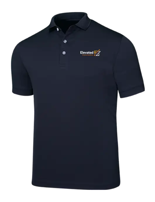 Callaway Ottoman Navy Polo w/Elevated Practice Solutions Logo