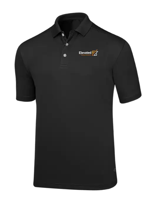 Callaway Core Black Performance Polo w/Elevated Practice Solutions Logo