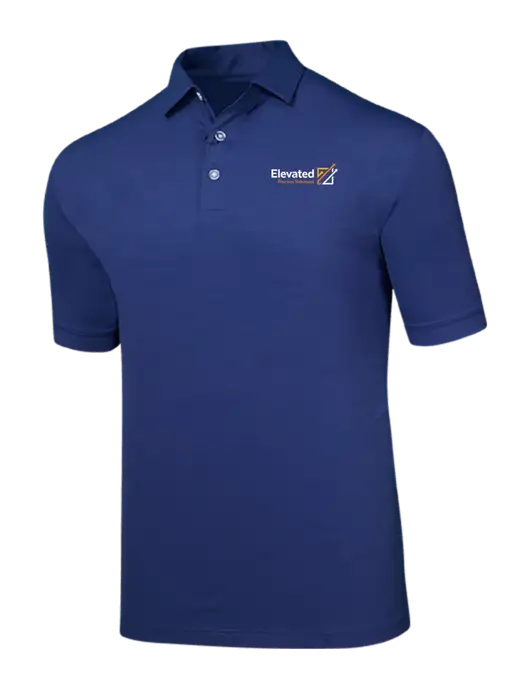 Callaway Navy Fashion Tonal Polo w/Elevated Practice Solutions Logo