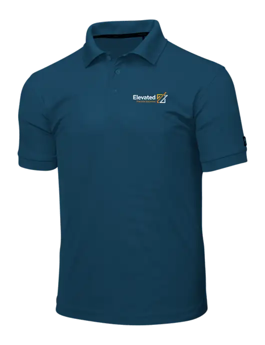 OGIO Light Navy Caliber 2.0 Polo w/Elevated Practice Solutions Logo