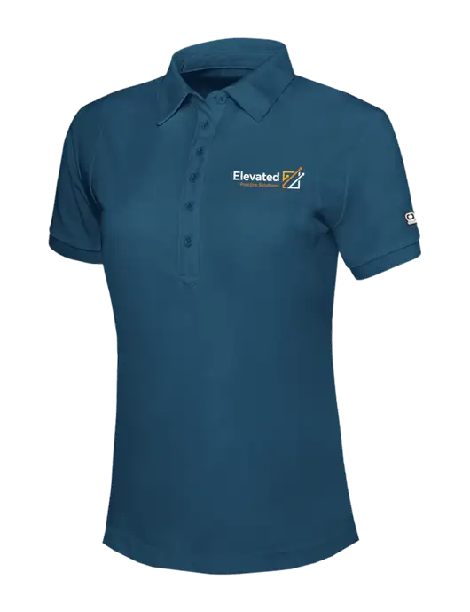 OGIO Womens Light Navy Jewel Polo w/Elevated Practice Solutions Logo