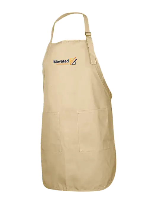 Full-Length Stone Apron With Pockets w/Elevated Practice Solutions Logo