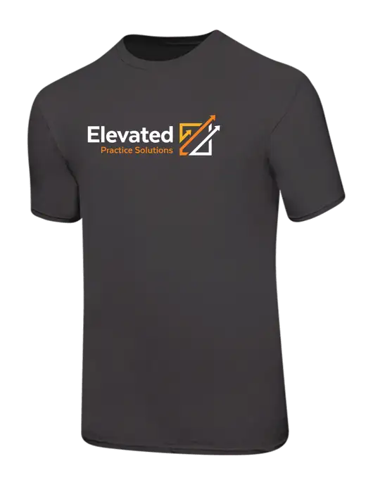 Ring Spun Charcoal 4.5 oz T-Shirt w/Elevated Practice Solutions Logo