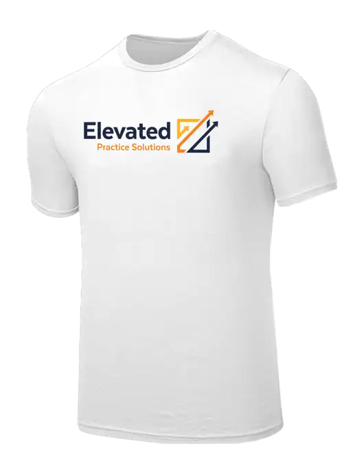 Seriously Soft White T-Shirt w/Elevated Practice Solutions Logo