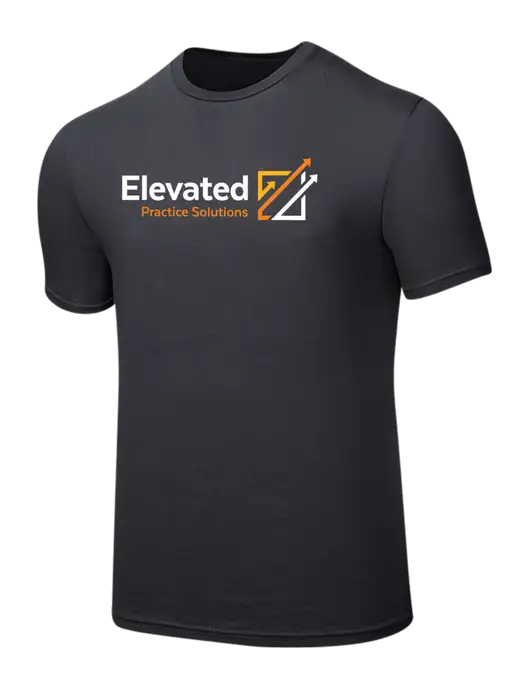 Seriously Soft Charcoal T-Shirt w/Elevated Practice Solutions Logo