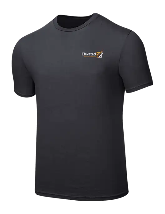 Seriously Soft Charcoal T-Shirt w/Elevated Practice Solutions Logo