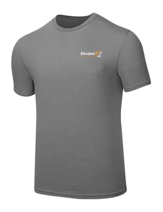Seriously Soft Medium Grey T-Shirt w/Elevated Practice Solutions Logo