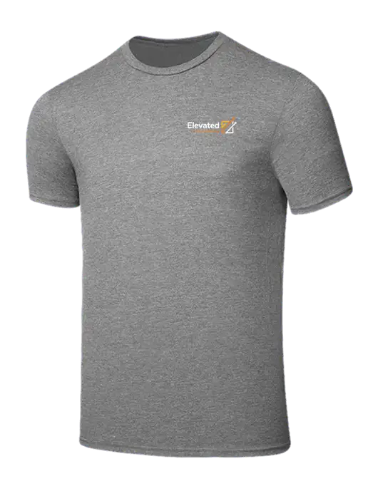 Seriously Soft Grey Frost T-Shirt w/Elevated Practice Solutions Logo