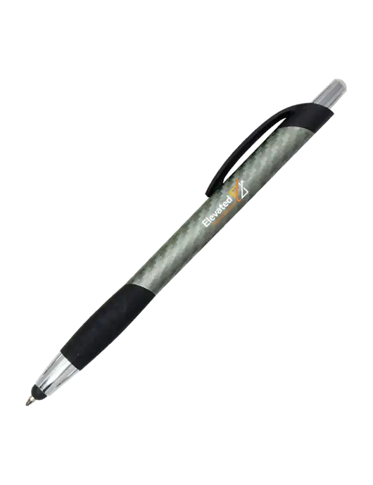 Sunray Gunmetal Stylus Pen w/Elevated Practice Solutions Logo