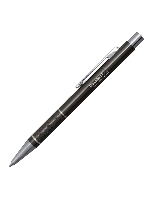 St George Gunmetal Pen - Blue Ink w/Elevated Practice Solutions Logo