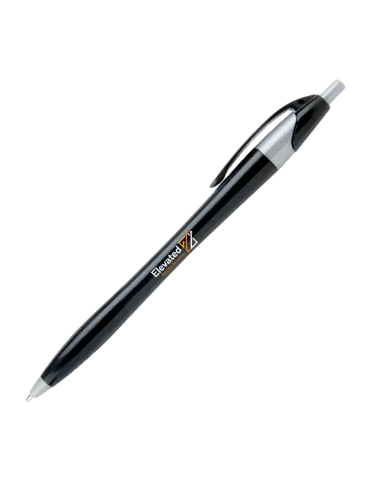 Novella Black/Silver Corporate Pen - Blue Ink w/Elevated Practice Solutions Logo