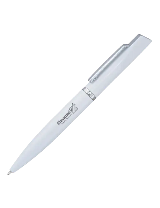Santos White Pen - Black Ink w/Elevated Practice Solutions Logo