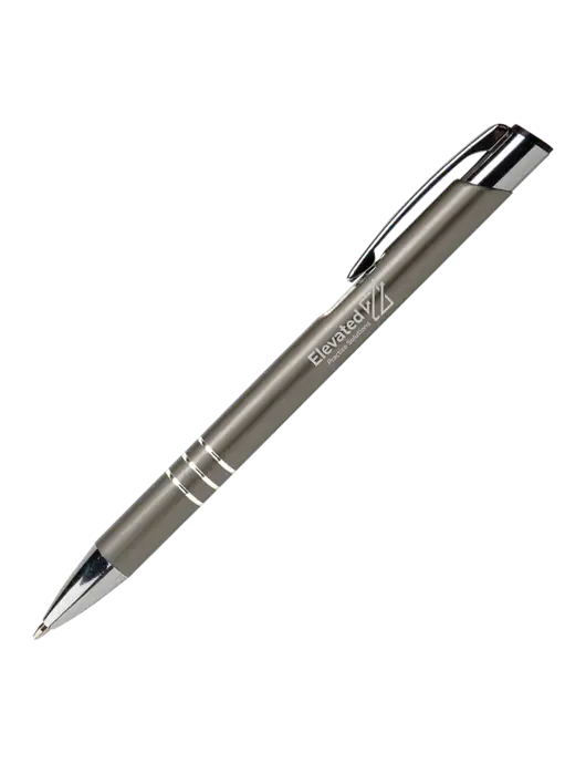 Laurent Gunmetal Pen - Black Ink w/Elevated Practice Solutions Logo