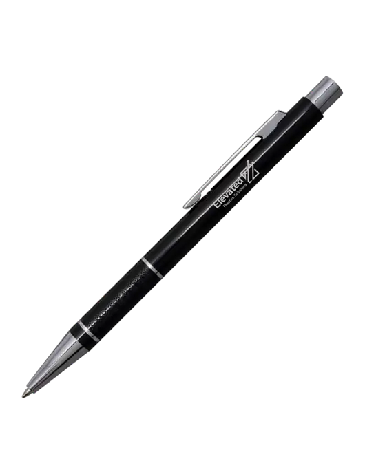 St George Black Pen - Blue Ink w/Elevated Practice Solutions Logo