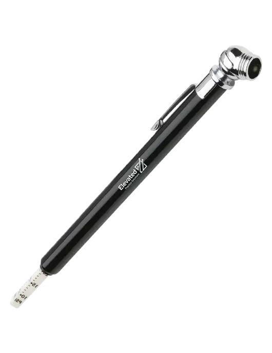 Quick View Black Tire Gauge w/Elevated Practice Solutions Logo