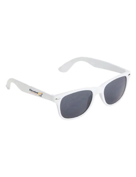 Daytona White Sunglasses w/Elevated Practice Solutions Logo