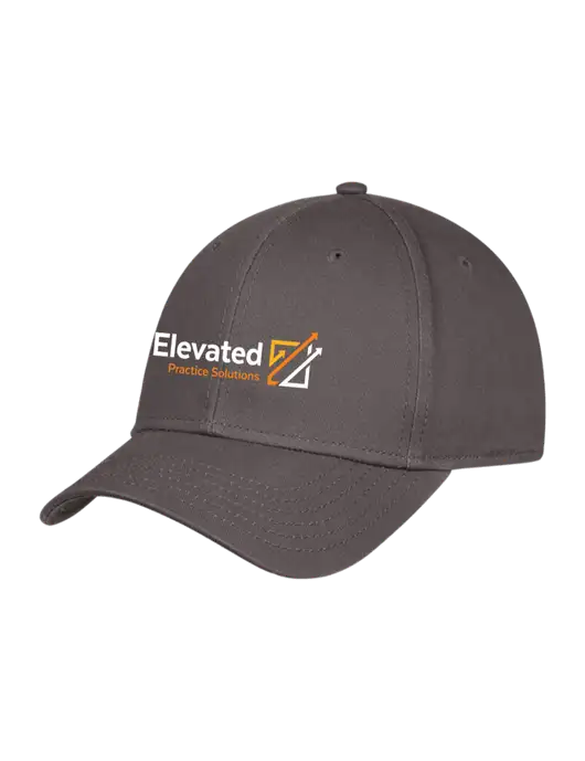 Charcoal Structured Cap Hook & Loop w/Elevated Practice Solutions Logo