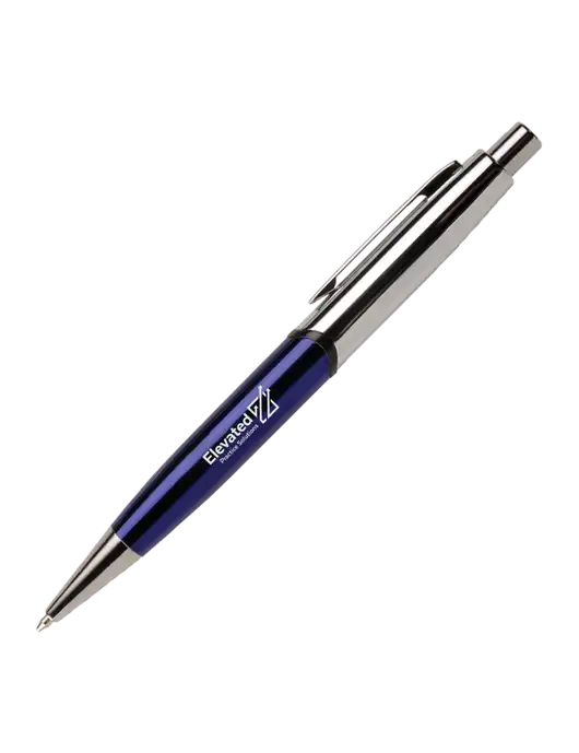 Chimera Blue Pen - Black Ink w/Elevated Practice Solutions Logo