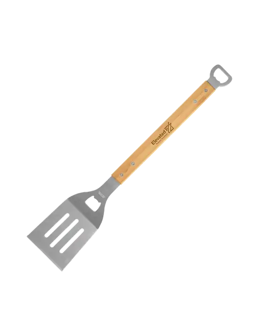 Bamboo BBQ Spatula w/Elevated Practice Solutions Logo