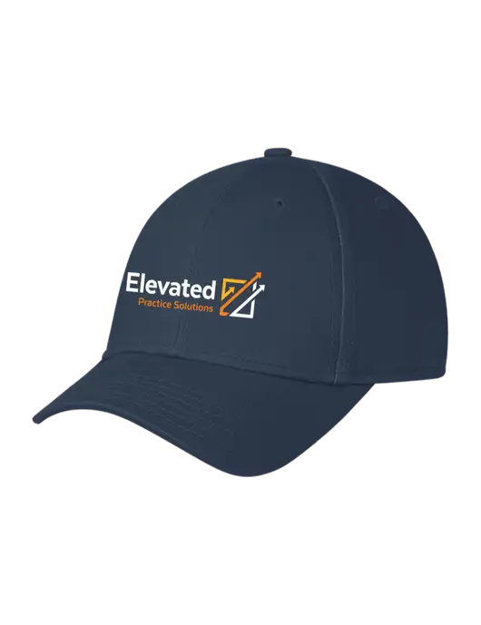 Navy Structured Cap Hook & Loop w/Elevated Practice Solutions Logo
