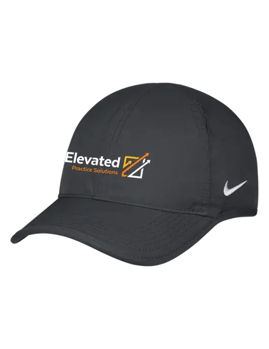 Nike Charcoal Featherlight Cap w/Elevated Practice Solutions Logo