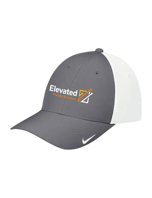 Nike Dark Grey/White Dri-FIT Legacy Cap w/Elevated Practice Solutions Logo