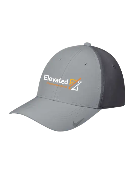 Nike Light Grey/Dark Grey Dri-FIT Legacy Cap w/Elevated Practice Solutions Logo