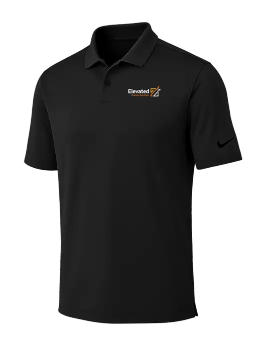 Nike Black Dri-FIT Vapor Polo w/Elevated Practice Solutions Logo