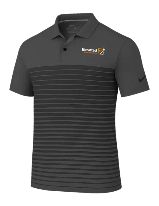 Nike Dark Grey Dri-FIT Vapor Block Polo w/Elevated Practice Solutions Logo