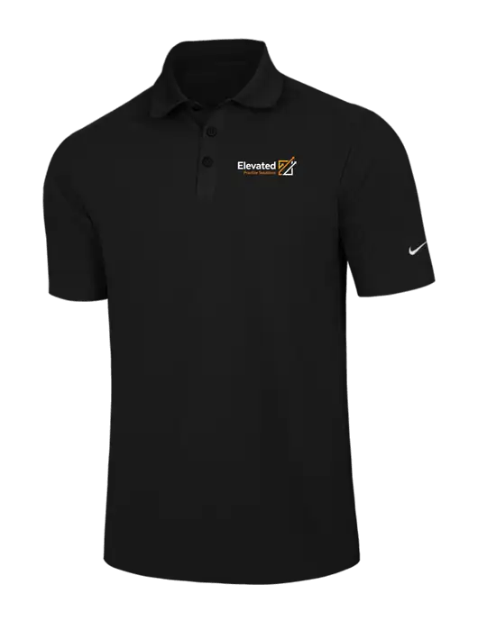 Nike Black Dri-FIT Classic Polo w/Elevated Practice Solutions Logo