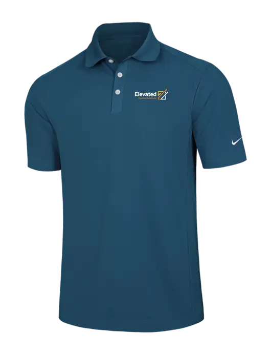 Nike Light Navy Dri-FIT Classic Polo w/Elevated Practice Solutions Logo