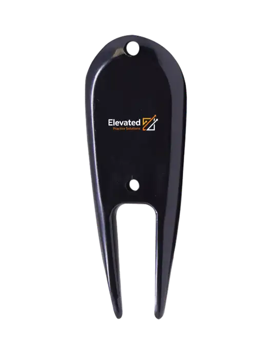 Black Divot Tool w/Elevated Practice Solutions Logo
