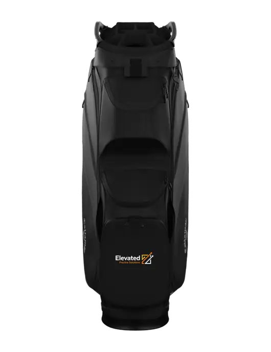 Callaway Chase 14 Black Golf Bag  w/Elevated Practice Solutions Logo